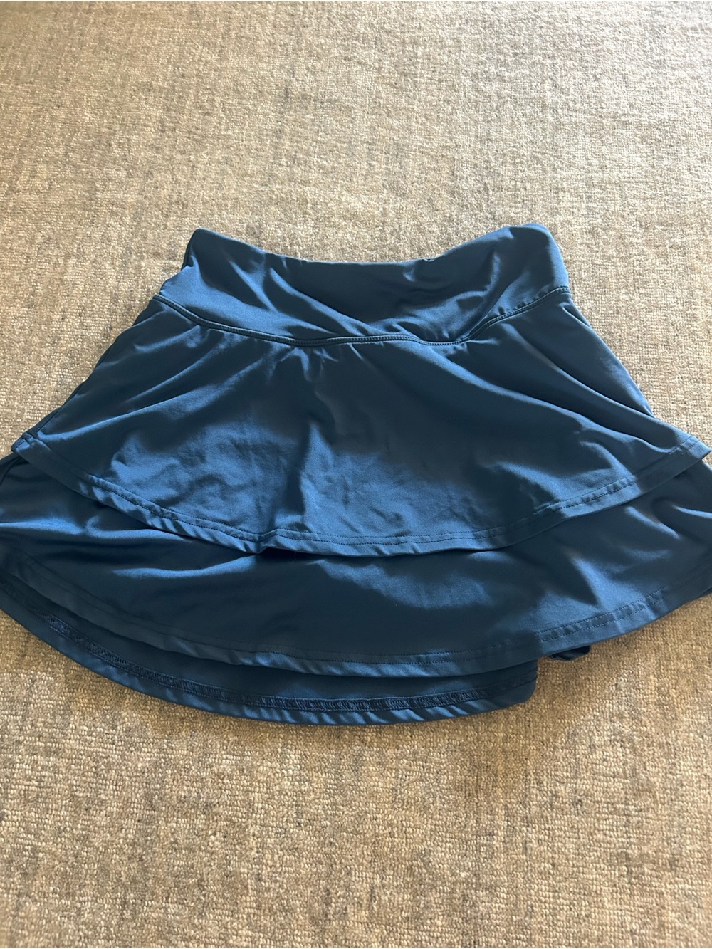 Women's Blue Active Tiered Skirt